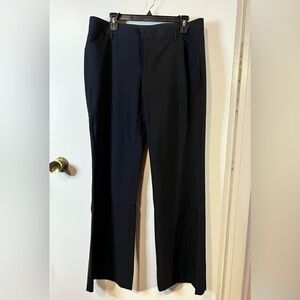 GAP Perfect Trouser Black Pinstripe Slacks